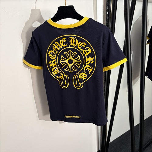 Chrome Hearts Ringer Tee – Yellow Trim womens
