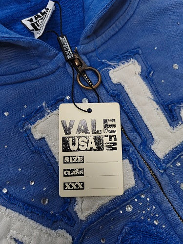 Vale Forever Classico Zip Up Hoodie 'Sapphire'