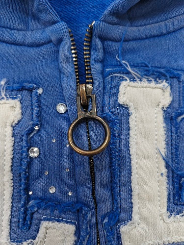 Vale Forever Classico Zip Up Hoodie 'Sapphire'