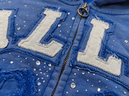 Vale Forever Classico Zip Up Hoodie 'Sapphire'