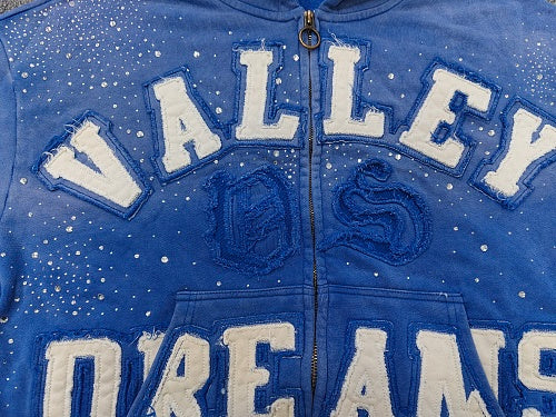Vale Forever Classico Zip Up Hoodie 'Sapphire'