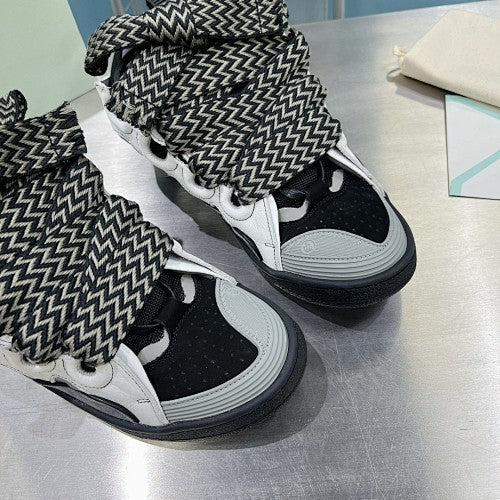 Lanvin Curb Sneakers 'White Anthracite'