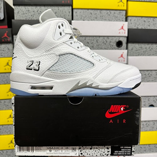 Air Jordan 5 Retro 'White Metallic