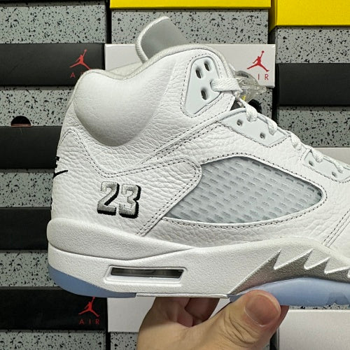 Air Jordan 5 Retro 'White Metallic