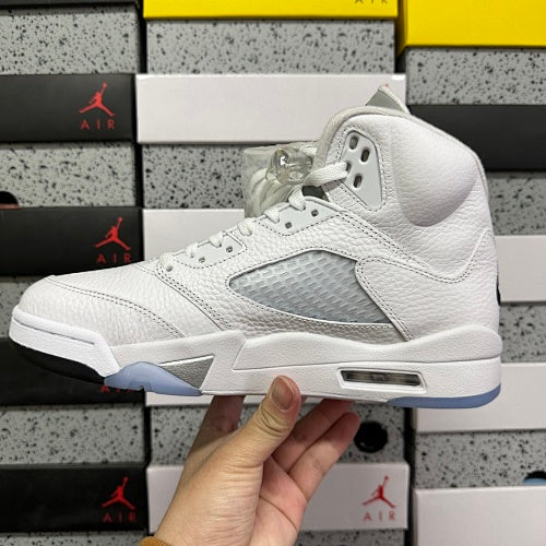 Air Jordan 5 Retro 'White Metallic