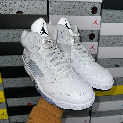 Air Jordan 5 Retro 'White Metallic