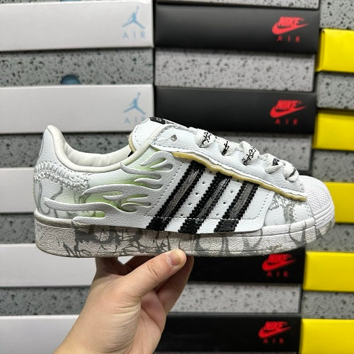 Hellstar x adidas Superstar 2 'White Flame'