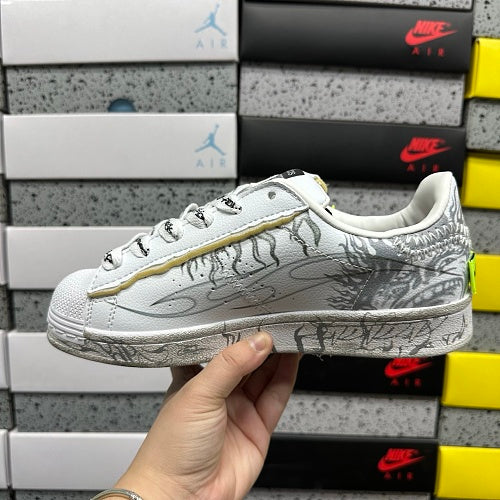 Hellstar x adidas Superstar 2 'White Flame'
