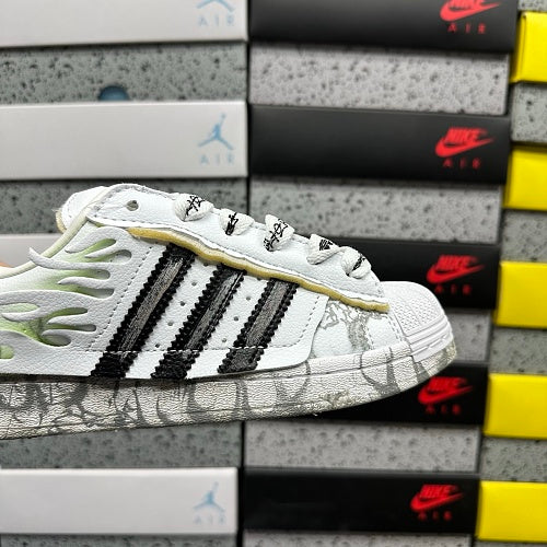 Hellstar x adidas Superstar 2 'White Flame'