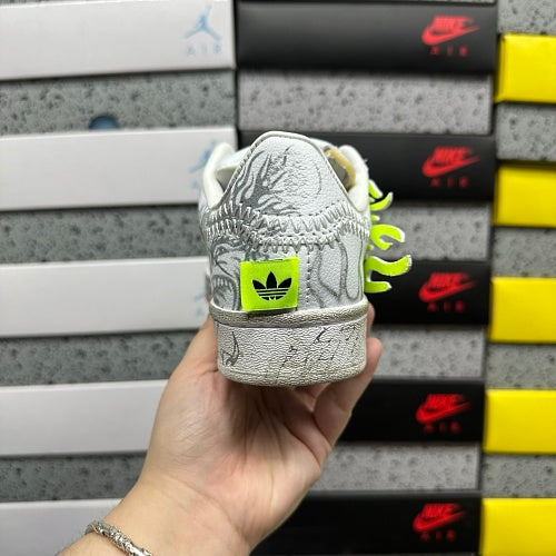Hellstar x adidas Superstar 2 'White Flame'