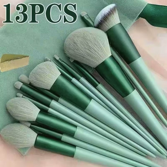 13Pcs Soft Fluffy Makeup Brushes Set for cosmetics Foundation Blush Powder Eyeshadow Kabuki Blending Makeup brush beauty tool